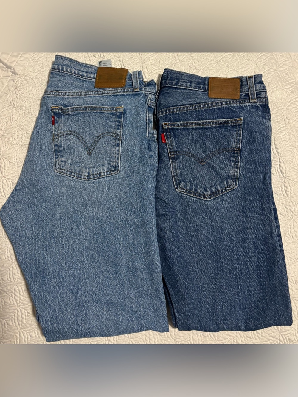Levi’s Wedgie Straight Jeans - 2 Pair